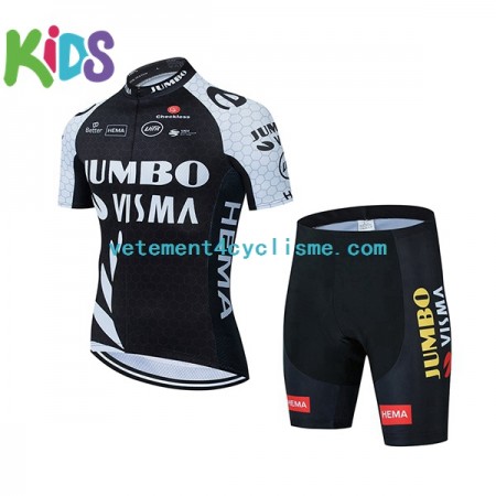 Enfant Tenue Cycliste et Cuissard 2021 Team Jumbo-Visma N002